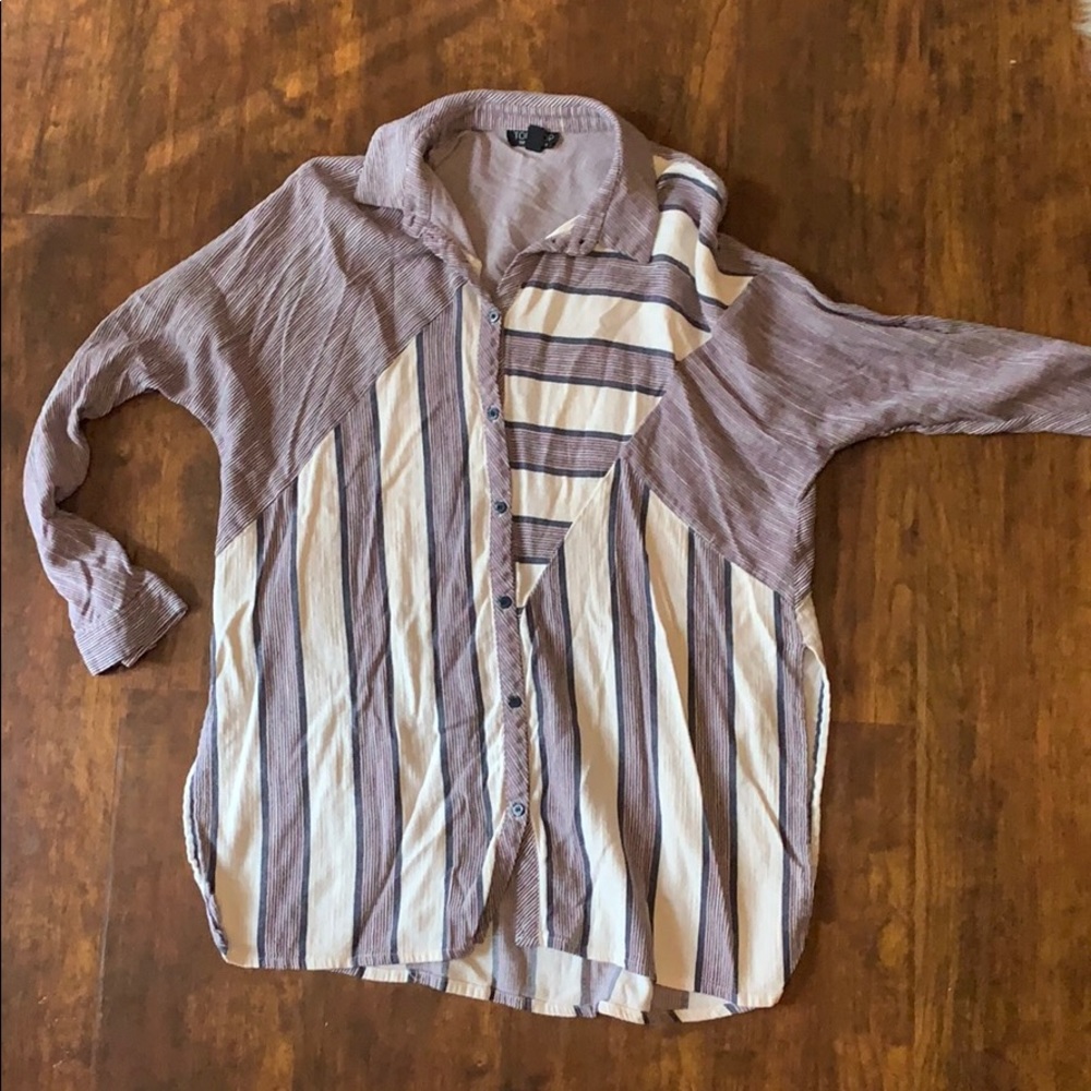 Topshop Button Down Blouse